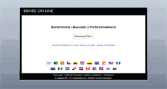 Desktop Screenshot of bienesonline.com